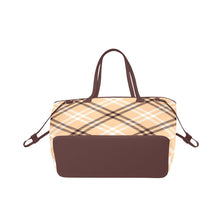 Load image into Gallery viewer, Plaid Fun Clover Canvas Tote Bag (Model 1661)