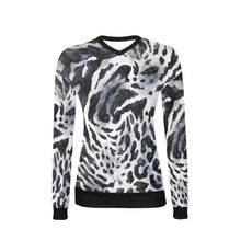 Load image into Gallery viewer, So Wild Women's All Over Print V-Neck Sweater (Model H48)