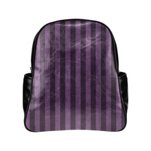 Load image into Gallery viewer, Goth Stripes Multi-Pockets Backpack (Model 1636)