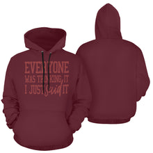 Load image into Gallery viewer, Everyone was thinking it 2 All Over Print Hoodie for Unisex (USA Size) (Model H13)