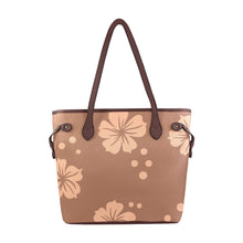 Load image into Gallery viewer, Peach Fuzz Pretty Clover Canvas Tote Bag (Model 1661)