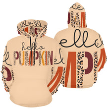 Load image into Gallery viewer, Hello Pumpkin 2 All Over Print Hoodie for unisex (USA Size) (Model H13)