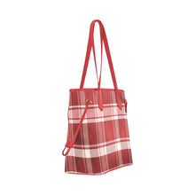 Load image into Gallery viewer, Red Plaid Fun 2 Clover Canvas Tote Bag (Model 1661)