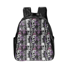 Load image into Gallery viewer, Goth Purple Multi-Pockets Backpack (Model 1636)