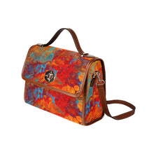 Load image into Gallery viewer, Colors Waterproof Canvas Bag-Brown (All Over Print) (Model 1641)