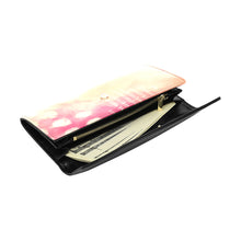Load image into Gallery viewer, Pink Art Women's Flap Wallet (Model 1707)