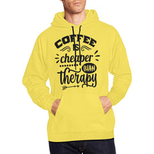 Load image into Gallery viewer, Coffee is cheaper 2 All Over Print Hoodie for Unisex (USA Size) (Model H13)