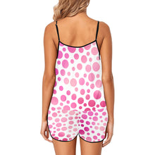 Load image into Gallery viewer, Pink Dots Women's Spaghetti Strap Short Pajama Set