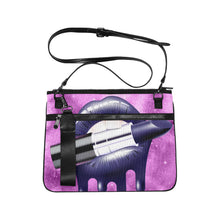 Load image into Gallery viewer, purple lip version Slim Clutch Bag (Model 1668)