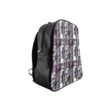 Load image into Gallery viewer, Goth Purple School Backpack (Model 1601)(Small)