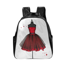 Load image into Gallery viewer, The Red Dress Multi-Pockets Backpack (Model 1636)