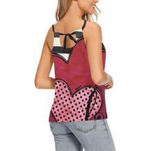 Load image into Gallery viewer, LOVEStripedHeart Loose Fit Halter Neck Top (Model T68)