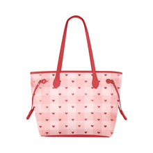 Load image into Gallery viewer, Hearts Clover Canvas Tote Bag (Model 1661)
