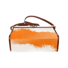 Load image into Gallery viewer, Orange Waterproof Canvas Bag-Brown (All Over Print) (Model 1641)