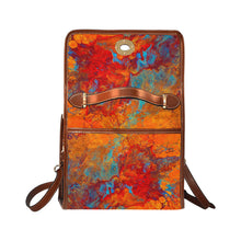 Load image into Gallery viewer, Colors Waterproof Canvas Bag-Brown (All Over Print) (Model 1641)