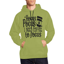 Load image into Gallery viewer, HocusPocusINeedCoffee All Over Print Hoodie for Unisex (USA Size) (Model H13)