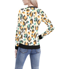Load image into Gallery viewer, Wild Women's All Over Print V-Neck Sweater (Model H48)