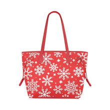 Load image into Gallery viewer, Snow Clover Canvas Tote Bag (Model 1661)