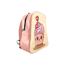 Load image into Gallery viewer, Kitty Cupcake School Backpack (Model 1601)(Small)