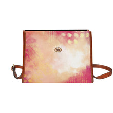 Load image into Gallery viewer, So Pink Waterproof Canvas Bag-Brown (All Over Print) (Model 1641)