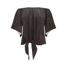 Load image into Gallery viewer, VAMP Rom Off Shoulder Knot Front Blouse (Model T71)
