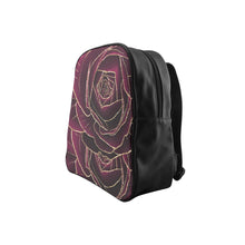 Load image into Gallery viewer, Dark Roses School Backpack (Model 1601)(Small)
