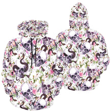 Load image into Gallery viewer, Skullz All Over Print Hoodie for Unisex   (USA Size) (Model H13)