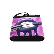 Load image into Gallery viewer, purple lip version Crossbody Bags (Model 1613)