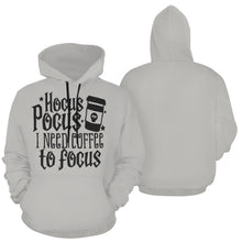Load image into Gallery viewer, HocusPocusINeedCoffee All Over Print Hoodie for Unisex(USA Size) (Model H13)