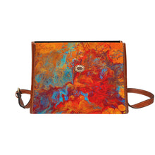 Load image into Gallery viewer, Colors Waterproof Canvas Bag-Brown (All Over Print) (Model 1641)
