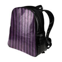 Load image into Gallery viewer, Goth Stripes Multi-Pockets Backpack (Model 1636)