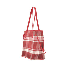 Load image into Gallery viewer, Red Plaid Fun 2 Clover Canvas Tote Bag (Model 1661)