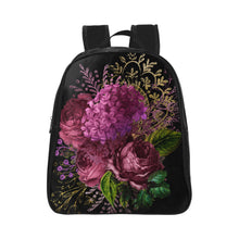 Load image into Gallery viewer, floral School Backpack (Model 1601)(Small)