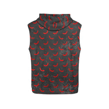 Load image into Gallery viewer, Vampire romance All Over Print Sleeveless Hoodie for unisex (Model H15)