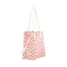 Load image into Gallery viewer, Heart Clover Canvas Tote Bag (Model 1661)