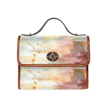 Load image into Gallery viewer, Watercolor Waterproof Canvas Bag-Brown (All Over Print) (Model 1641)