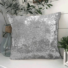 Load image into Gallery viewer, purple lip version Custom Sequin Pillow Case 18"x18"