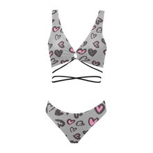 Load image into Gallery viewer, Leopard Cross String Bikini Set (Model S29)