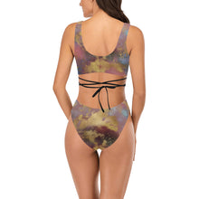 Load image into Gallery viewer, Watercolor Cross String Bikini Set (Model S29)