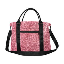 Load image into Gallery viewer, Pink Sparkle Large Capacity Duffle Bag (Model 1715)