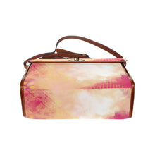 Load image into Gallery viewer, So Pink Waterproof Canvas Bag-Brown (All Over Print) (Model 1641)