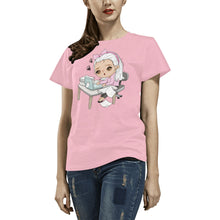 Load image into Gallery viewer, Girl shop owner All Over Print T-Shirt for Women (USA Size) (Model T40)