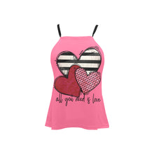 Load image into Gallery viewer, AllYouNeedIsLoveHearts Loose Fit Halter Neck Top (Model T68)