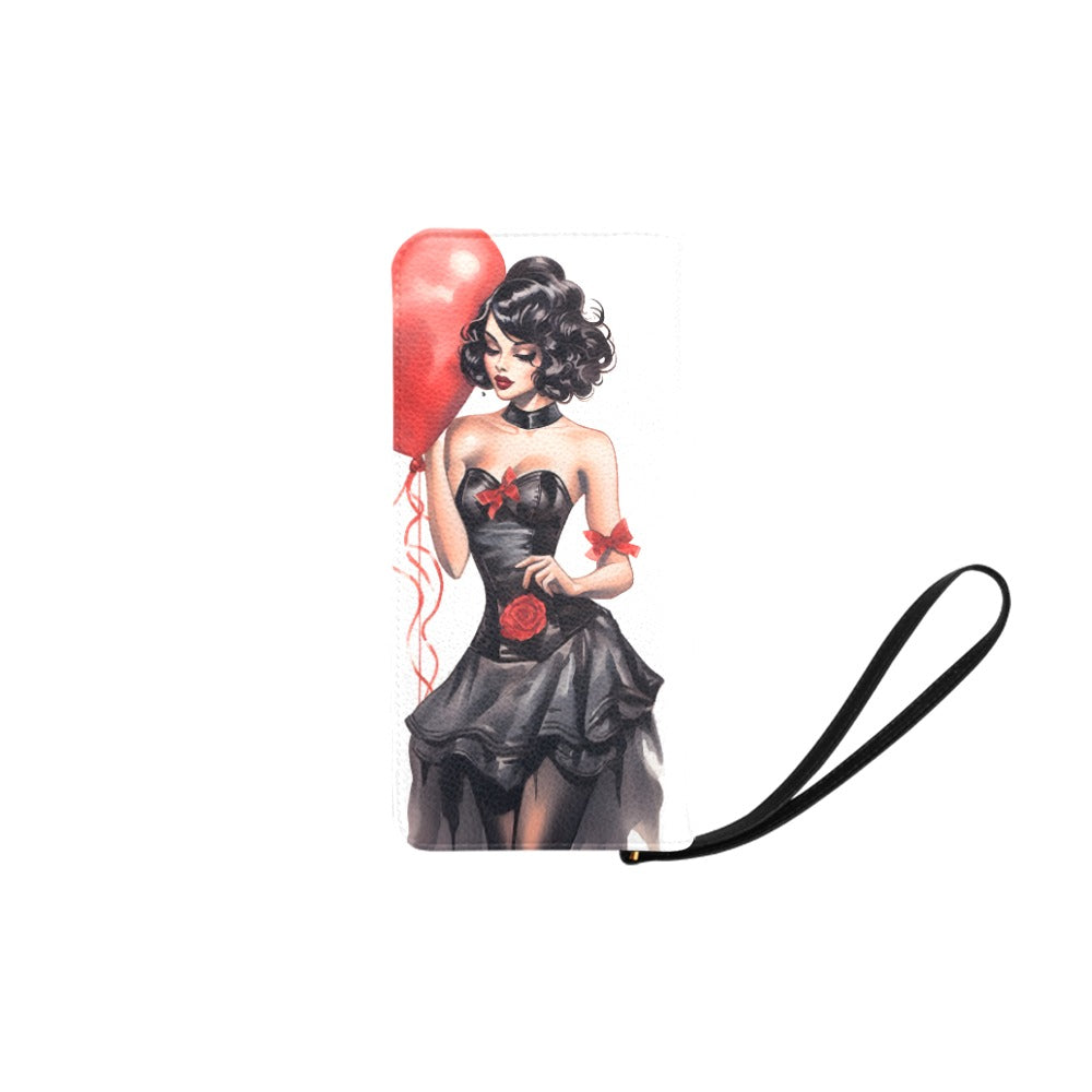 Pin up Women's Clutch Purse (Model 1637)