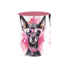 Load image into Gallery viewer, Cool Doggo Pink Inner Color Mug (11oz)
