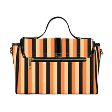 Load image into Gallery viewer, Stripes Multi-Function Satchel-Black (Model 1740)
