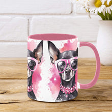 Load image into Gallery viewer, Cool Doggo Pink Inner Color Mug (11oz)
