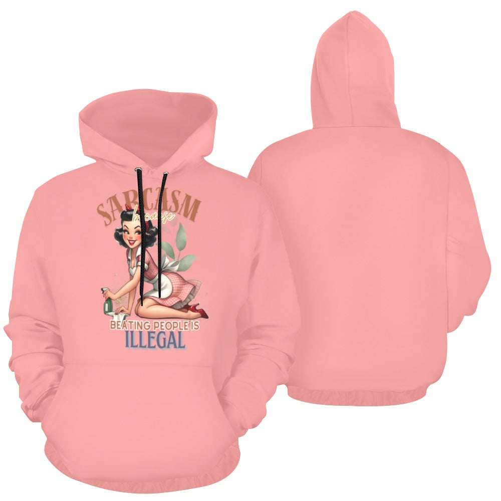 RETRO GIRL All Over Print Hoodie Unisex (USA Size) (Model H13)