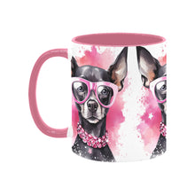 Load image into Gallery viewer, Cool Doggo Pink Inner Color Mug (11oz)
