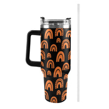 Load image into Gallery viewer, Orange 1 40oz Tumbler with Black Handle
